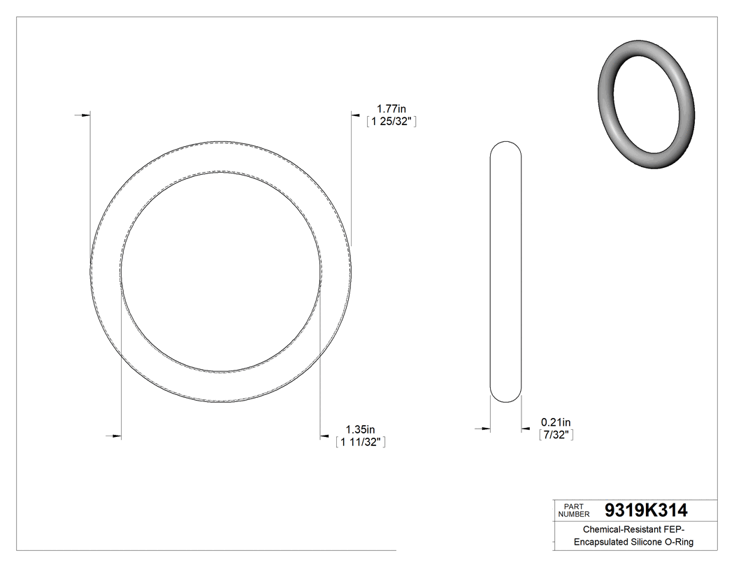 Technical drawing - 9319K314